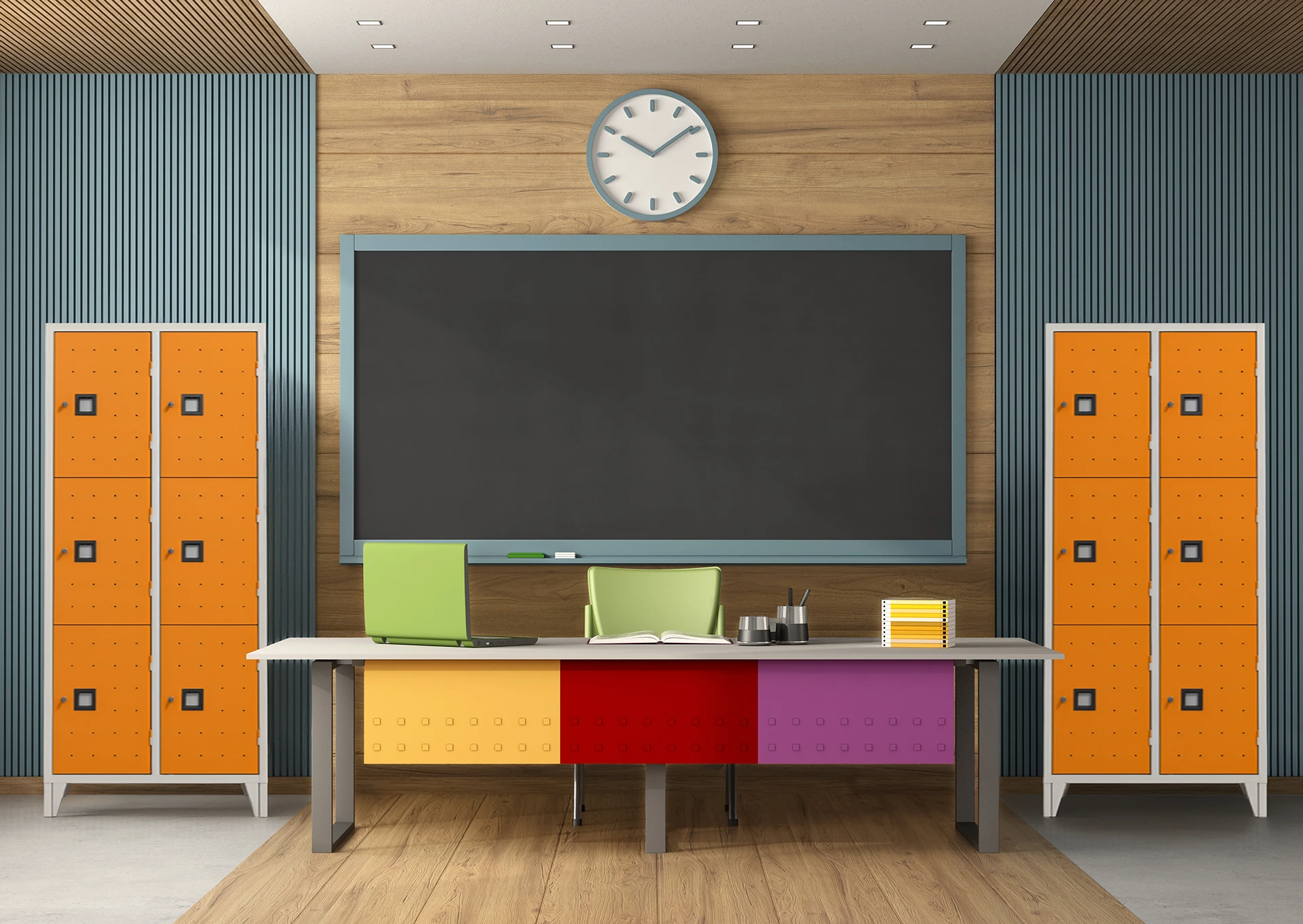 Casellari colorati Armet per scuola